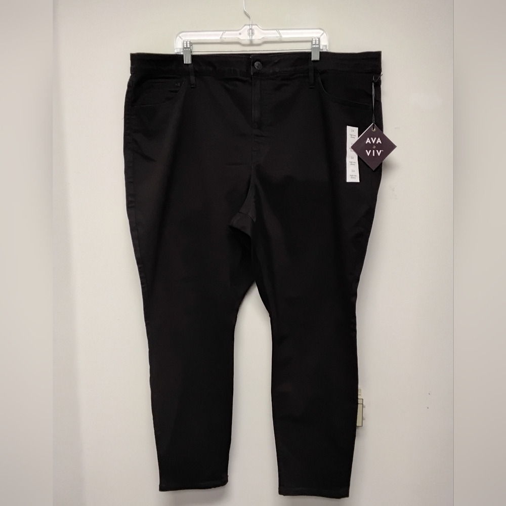 Womens Skinny Jeans Black Sizes 24 & 26 Available #313-315 - Picture 5 of 13